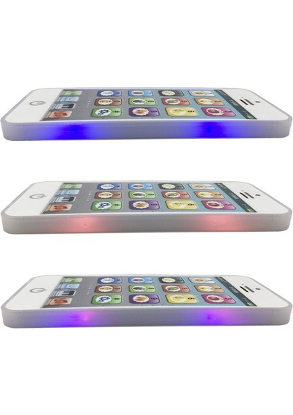 Çocuklar Için LED Ingilizce Cep Telefonu - Beyaz (Yurt Dışından)