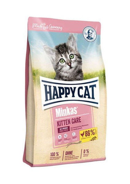 Minkas Kitten Care Geflügel -10 kg Kuru Kedi Maması