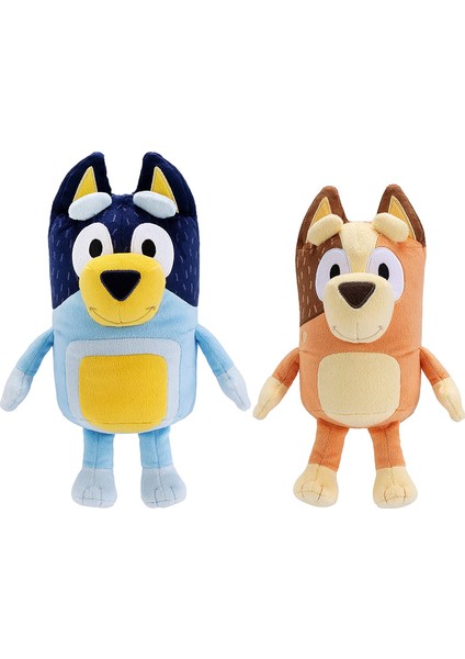Bluey Dad 12" (Haydut) ve Annem 11" (Biber) - 2'li Paket Peluş Paket (Yurt Dışından)