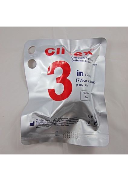 Sentetik Alçı Beyaz 3inch x 4yds (7,5cm x 3,6m) modelleri
