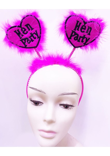 Parti Şeker Pembe Fuşya Renk Bekarlığa Veda Partisi Hen Party Taç