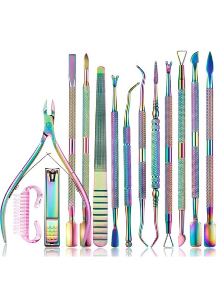 14'ü 1 Arada Nail Art Alet Seti (Yurt Dışından)