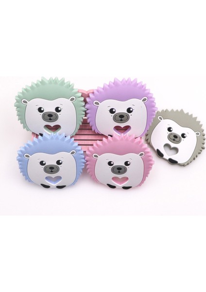 10 Adet Kirpi Silikon Bebek Diş Kaşıyıcı Kemirgen Bebek Diş Çıkarma Oyuncaklar Çiğnenebilir Hayvan Şekli Bebek Ürünleri Hemşirelik Hediye | Bebek Dişlikleri (Karışım Renkli) (Yurt Dışından)