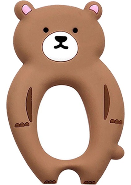 5 Adet Sevimli Ayı Bebek Diş Kaşıyıcı Hayvan Diş Çıkarma Kolye Kolye Bebek Aksesuar Gıda Sınıfı Silikon Diş Kaşıyıcı (Yurt Dışından) fırsatları