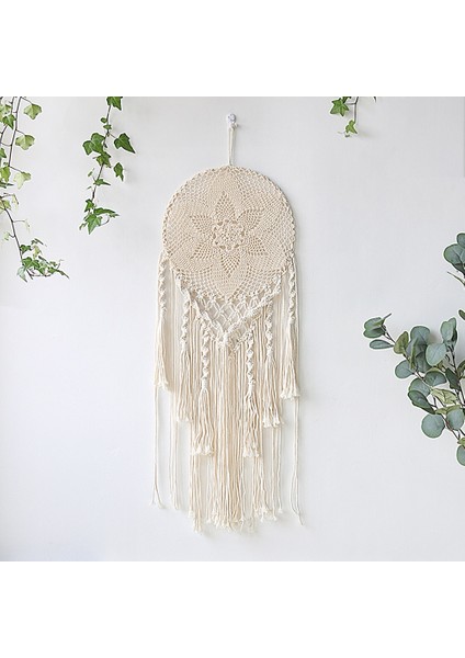 30 * 90 Cm Makrome Duvar Asılı Boho Ev Dekor Kanca Çiçek Dream Catcher Daire Yatak Odası Oturma Odası Yurt Nisk Odası | Dekoratif Gobiyeller (Yurt Dışından)
