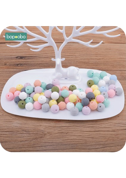 100 Adet Bpa Ücretsiz Silikon Spiral Boncuk Gıda Sınıfı Silikon Petek Boncuk Bebek Silikon Inci Tiny | Bebek Dişlikleri (Beyaz) (Yurt Dışından) modelleri