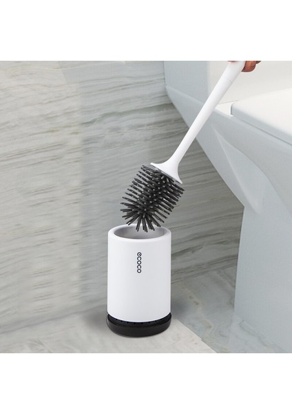 Kauçuk Başkanı Tuvalet Fırçası Tutucu İle Silikon Uzun Saplı Ev Banyo Temizleme Fırçası Tuvalet Fırçaları | Tuvalet Fırçası Tutucular (Yurt Dışından)