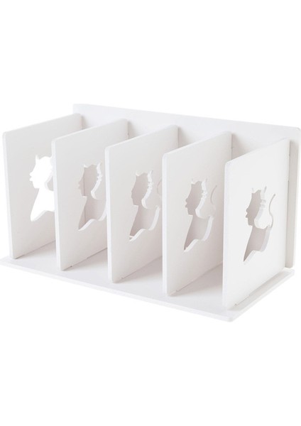 4 Katmanlar Dönebilen Kitap Sahibi Vintaj Raflar Için Bookendends Kitap Standı Kitaplık Dergisi Dosya Depolama Ofis Masası Organizatör | Bookends (Yurt Dışından)