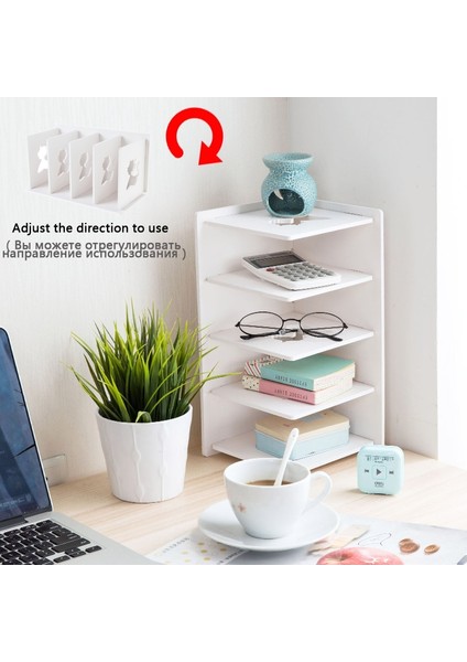 4 Katmanlar Dönebilen Kitap Sahibi Vintaj Raflar Için Bookendends Kitap Standı Kitaplık Dergisi Dosya Depolama Ofis Masası Organizatör | Bookends (Yurt Dışından) fiyatları