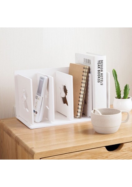 4 Katmanlar Dönebilen Kitap Sahibi Vintaj Raflar Için Bookendends Kitap Standı Kitaplık Dergisi Dosya Depolama Ofis Masası Organizatör | Bookends (Yurt Dışından) fırsatları