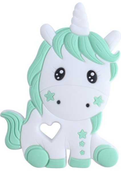 10 Adet Silikon Unicorn Bebek Diş Kaşıyıcı Gıda Sınıfı Emzik Zincir Aksesuarları Diş Çıkarma Takı Kolye Dişler Noel Oyuncaklar Kemirgen | Bebek Dişçileri (Yurt Dışından)