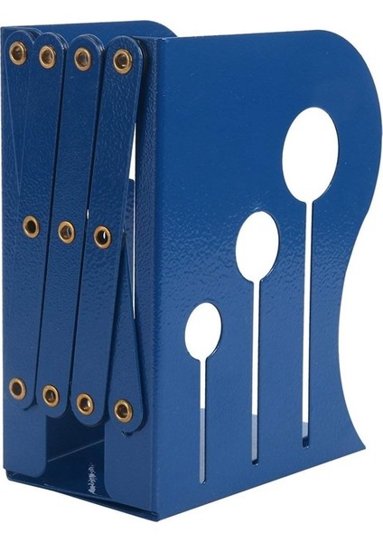 Bookends Demir Ayarlanabilir Kitaplar Tutucu Standı Masası Ağır Hizmet Tezgahı (Mavi, Küçük) | (Yurt Dışından)