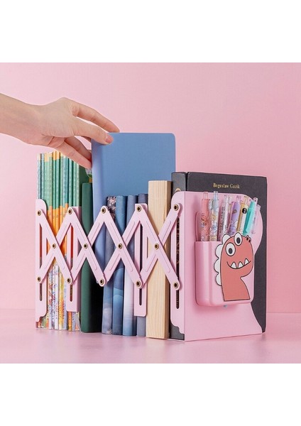 Yaratıcı Ayarlanabilir Kitap Durdurucular Ağır Dergisi Dirzazin Tutucu İle Dinozor Kırtasiye Kutusu Germe Bookend | Bookends (Yurt Dışından) modelleri