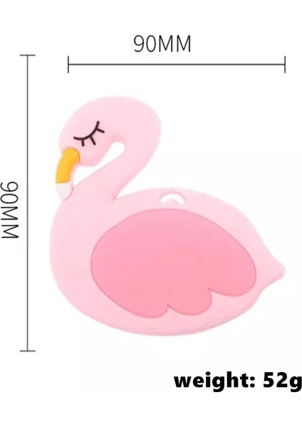 10 Adet Silikon Dişlik Swan Diş Çıkarma Oyuncaklar Bebek Duş Hediye Kolye Dıy Emzik Zincir Klipler Oyuncak Gıda Sınıf Silikon | Bebek Dişlikleri (Yurt Dışından)