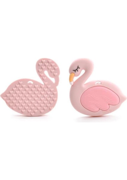 10 Adet Silikon Dişlik Swan Diş Çıkarma Oyuncaklar Bebek Duş Hediye Kolye Dıy Emzik Zincir Klipler Oyuncak Gıda Sınıf Silikon | Bebek Dişlikleri (Yurt Dışından)