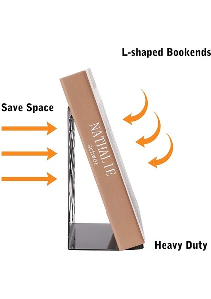 1 Çift Kitap Biter, Kitap Raf Omurga, Kitap Raf Kitap Raf, Dekoratif Kitap Sonu, Metal Kitap Sonu, Kaymaz Kitap Sonu | Bookends (Yurt Dışından) fiyatları