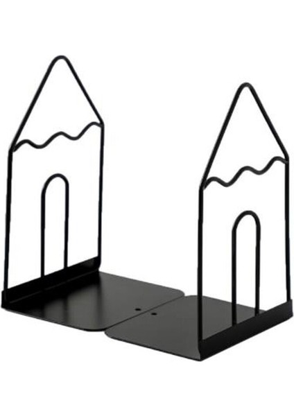 1 Pair Bookendes Kitap Standı Destek Destek Masaüstü Ofis Dergisi Kaymaz | (Yurt Dışından)