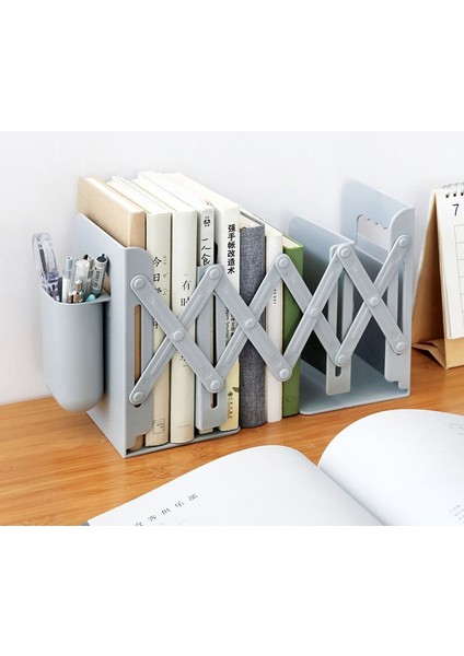 Raflar Için Geri Çekilebilir Bookends Kitap Desteği Standı Kitaplık Pen Tutucu İle Ayarlanabilir Bookends Kitap Raf Klasör Kitap Durdurucular | (Yurt Dışından) modelleri