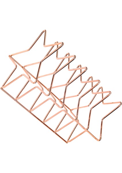 1 Adet Yıldız Tasarım Masaüstü Kitaplık Demir Sanat Kitap Raf Yaratıcı Bookstand Gazete Dergisi Için Basit Bookend (Yurt Dışından)