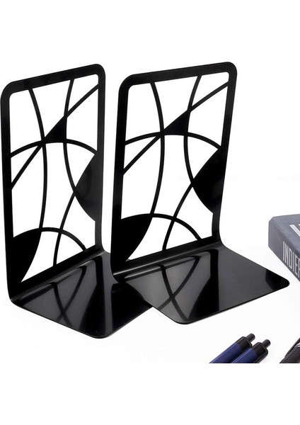 Kitap Biter, Bookends, Raflar Için Kitap Biter, 2Pair Kitaplar Için Bookend, Kitap Bölücü Dekoratif Tutucu | Bookends (Yurt Dışından)