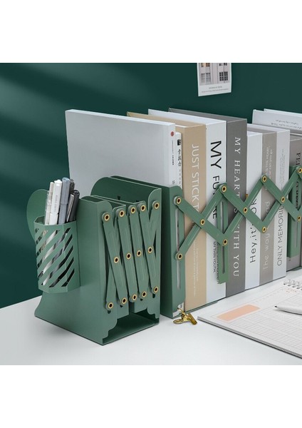 Yaratıcı Kitaplık Geri Çekilebilir Öğrenci Masası Kitap Depolama Raf Basit Katlanabilir Ofis Ve Okul Kırtasiye | Bookends (Yurt Dışından)