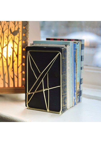 2 Adet Metal Bookend Pratik Skid Gütlü Boyalı Kitap Depolama Masaüstü Dekor Okul Kırtasiye Hediye Ev Ofis Öğrenci | Bookends (Yurt Dışından) modelleri
