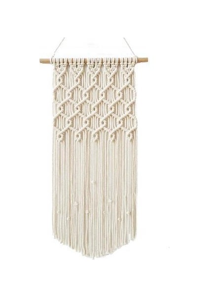 35 * 70 Cm Nordic Makrome Dokuma Goblen Boho Chic Bohemian Duvar Asılı Ev Dekorasyon El Sanatları Pamuk Halat Dokuma Kapalı Sanat Odası Destek | Dekoratif Gobiyeller (Yurt Dışından)