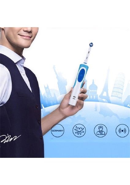 Sonic Elektrikli Diş Fırçası Rachargable Dönen Ultrasonik Otomatik Değiştirme Kafaları Elektronik Diş Fırçası | Elektrikli Diş Fırçaları (Yurt Dışından)