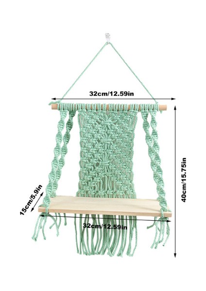 30 * 40 Cm Makrome Boho Goblen Duvar Asılı El Dokuma Ev Dekorasyon Aksesuarları Nordic Art Püskül Apartman Yurt Odası Dekorasyon | Dekoratif Gobiyeller (Yurt Dışından)
