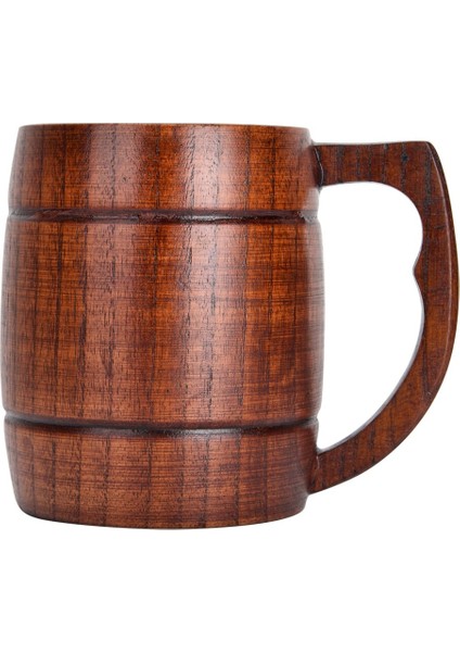 Doğal Saf Kahverengi Basit Stil Kupası Bira Kupası Çevre Dostu Su Kupası Çay Kahve Süt Içme Kupası Ev Mutfak Bar Drinkware Cup | Kupalar (Kahverengi) (Yurt Dışından)