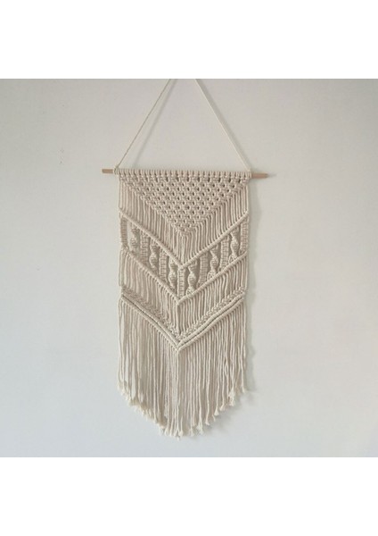 Makrome Dokuma Duvar Asılı Boho Chic Geometrik Sanat Odası Geometrik Goblen Sanatı Güzel Apartman Yurt Odası Dekorasyon | Dekoratif Goblenler (Yurt Dışından)