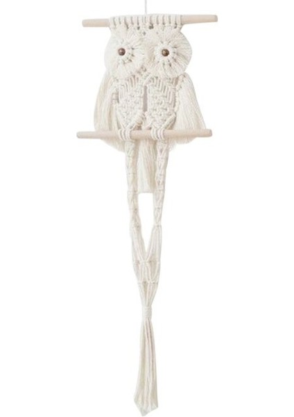 Baykuşlar Dream Catchers Goblen Çiçek Asılı Pot Halat Net Makrome Bitki Askı Saksı Ev Duvar Dekorasyon Için | Dekoratif Gobiyeller (Beyaz) (Yurt Dışından)
