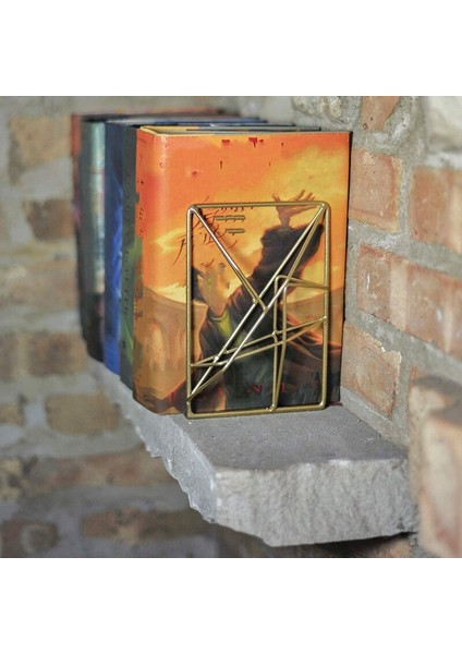 Mat Bitirmek İle 2 Adet Geometrik Bookends Dekoratif Demir Kitap Tıpalar Endüstriyel / Ev / Ofis Yaratıcı Raf Dekor Rustik Dekor | (Yurt Dışından) fırsatları