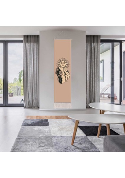 Mandala Goblen Güneş Goblen Duvar Asılı Dedikodu Tulumları Hippi Duvar Halıları Yurt Dekor Battaniye | Dekoratif Gobiyeller (Bej) (Yurt Dışından) fırsatları