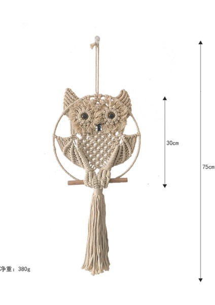 30 * 75 Cm Nordic Stil Baykuşlar Rüya Alıcı Pamuk Makrome Duvar Asılı El Yapımı Püsküller Dreamcatcher Ev Dekorasyon Birçok Stil | Dekoratif Gobiyeller (Yurt Dışından) fiyatları