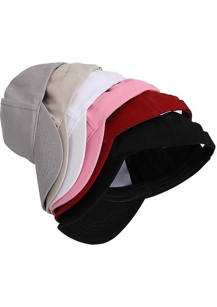 Yaz-At Kuyruğu Snapback, Pamuklu Pamuk, Spor Kapakları (Siyah) (Yurt Dışından)