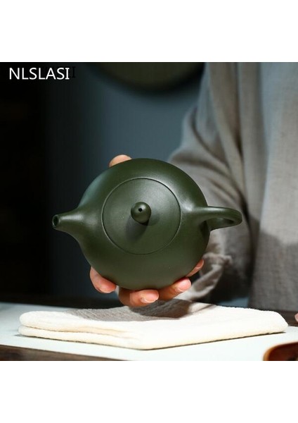 Çin Yixing Çaydanlık Mor Kil Filtresi Xishi Çaydanlıklar Güzellik Su Isıtıcısı Ham Cevher Yeşil Kil El Yapımı Çay Seti Otantik 200Ml | Çaydanlıklar (Yurt Dışından) fırsatları