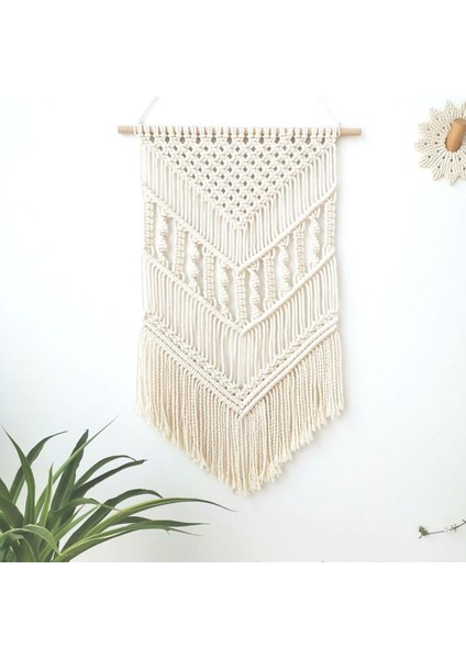 Ev Dekorasyon Bohemian Makrome Dokuma Duvar Asılı Boho Odası Geometrik Goblen Nordic Sanat Güzel Daire Odası Dekor Hediye | Dekoratif Gobiyeller (Yurt Dışından)