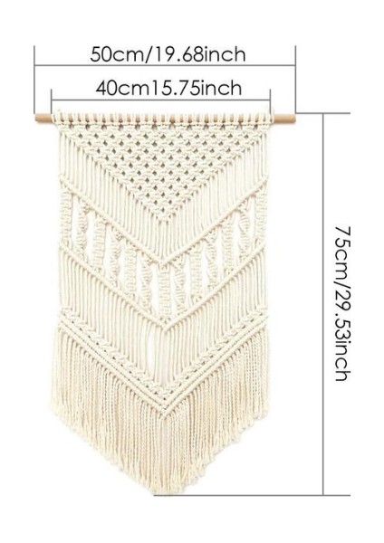 Ev Dekorasyon Bohemian Makrome Dokuma Duvar Asılı Boho Odası Geometrik Goblen Nordic Sanat Güzel Daire Odası Dekor Hediye | Dekoratif Gobiyeller (Yurt Dışından)