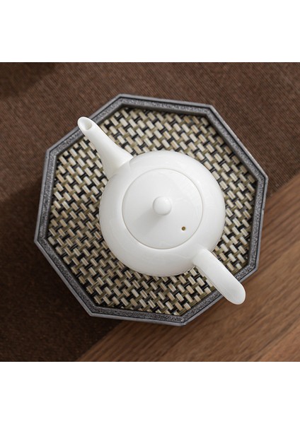 Dehua Beyaz Porselen Çaydanlık, Mutton Yeşim Çay Potu, Çin Kungfu Çay Seti 240Ml | Çaydanlıklar (Yurt Dışından) fırsatları