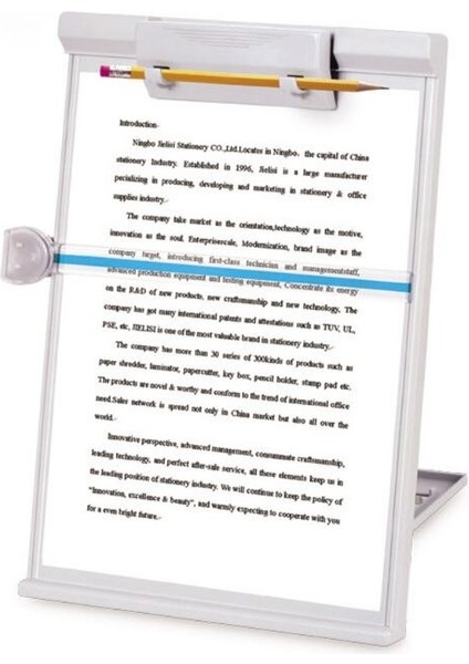 Plastik Ayarlanabilir Bilgisayar Belge Tutucu Kitap Raf Standı Okuma Yazma Çerçeve Bookends Tarif Raf Katlanır Tutucu Organizatör | Bookends (Yurt Dışından)
