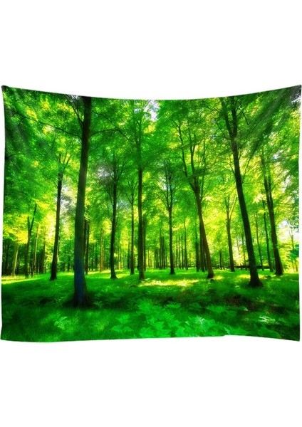 150 * 130 Cm Lingxia Yeşil Orman Çevre Koruma Baskı Goblen Sahnesi Dekorasyon Arka Plan Duvar Dekorasyon Kumaş | Dekoratif Gobiyeller (Yurt Dışından)