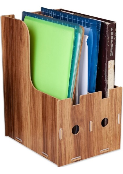 2 Izgara A4 Ayrılabilir Ahşap Ofis Masaüstü Dosya Kitap Dergisi Stand Raf Tutucu Masa Belge Dosyalama Kutusu Organizatör Bookends | Bookends (Yurt Dışından)