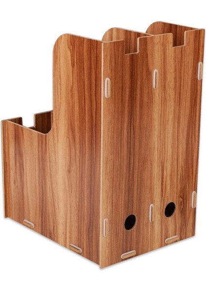 2 Izgara A4 Ayrılabilir Ahşap Ofis Masaüstü Dosya Kitap Dergisi Stand Raf Tutucu Masa Belge Dosyalama Kutusu Organizatör Bookends | Bookends (Yurt Dışından)