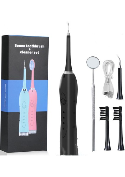 4 Modu 2 1 Elektrikli Diş Fırçası Usb Şarj Sonic Diş Scaler Diş Hesap Sökücü Beyazlatmak Diş Lekeleri Tartar Temizleyici | Elektrikli Diş Fırçaları (Yurt Dışından)