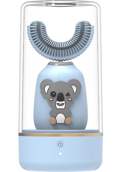 Otomatik 360¡¡ Elektrikli Diş Fırçası U-Tipi Diş Beyazlatma Çocuk / Çocuklar Için (Sarı) (Yurt Dışından)