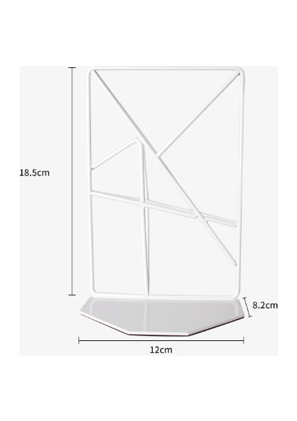 1 Çift Metal Demir Bookends Okuma Kitap Desteği Masaüstü Ofis Doküman Dergisi Organizatör Standı Raf Tutucu | Bookends (Yurt Dışından) modelleri