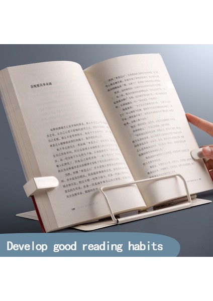 Ayarlanabilir Taşınabilir Metal Ayarlanabilir Okuma Kitap Tutucu Belge Raf Kitaplık Tablet Müzik Puanı Tarif Tutucu | Bookends (Yurt Dışından) fiyatları