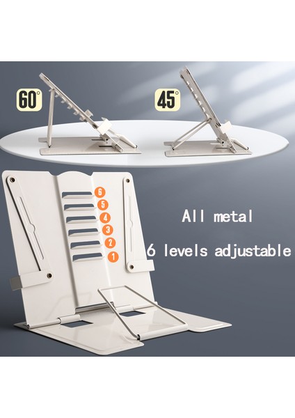 Ayarlanabilir Taşınabilir Metal Ayarlanabilir Okuma Kitap Tutucu Belge Raf Kitaplık Tablet Müzik Puanı Tarif Tutucu | Bookends (Yurt Dışından) fırsatları