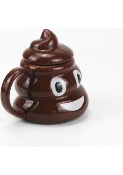 Karikatür Gülümseme Poop Kupa Çay Kahve Fincanı Komik Mizah Hediye 3D Poop Kupalar Handgrip Lıd Çay Büro Kupası İle Kupalar | Kupalar (Kahverengi) (Yurt Dışından) fiyatları